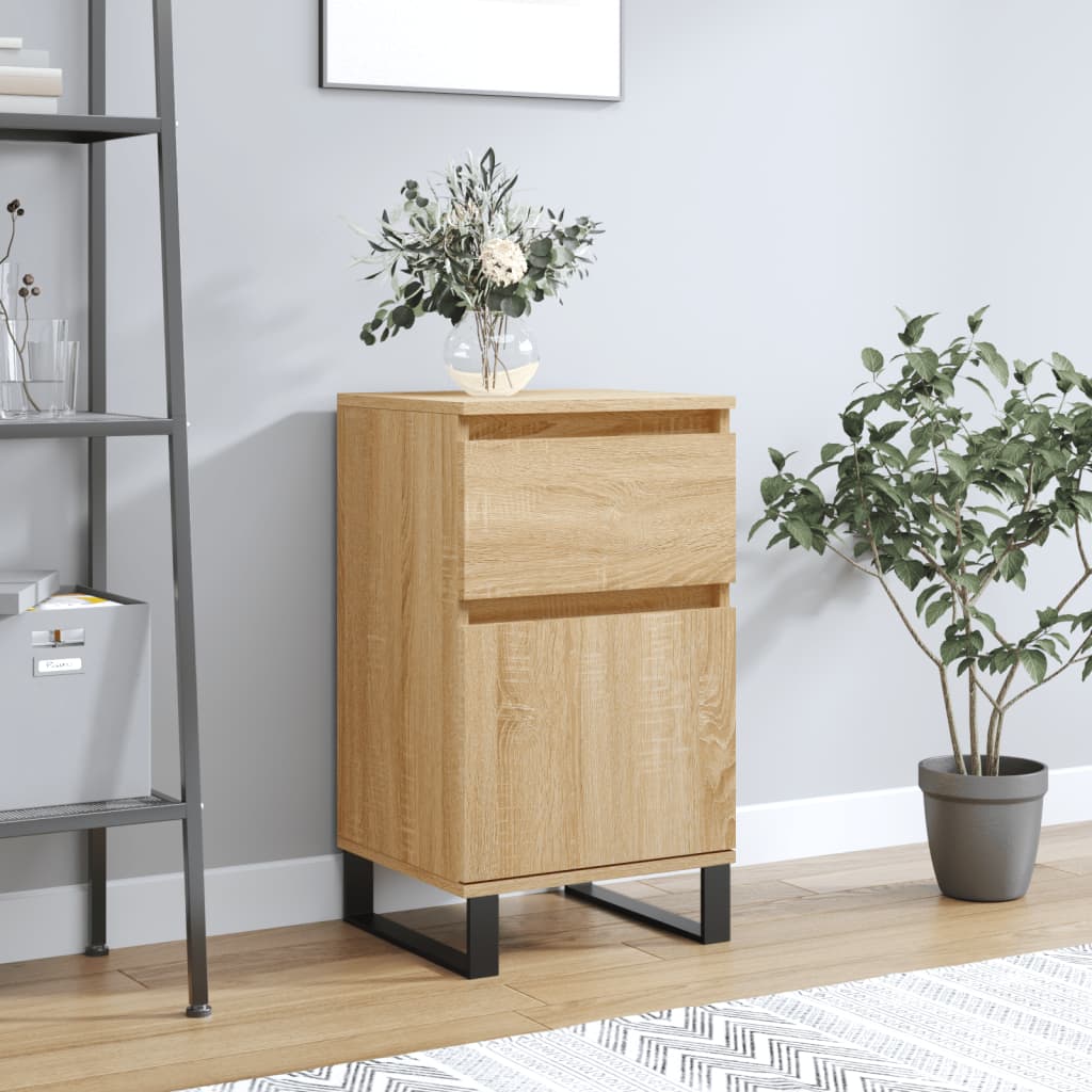 vidaXL Sideboard Sonoma Oak 40x35x70 cm Engineered Wood 1