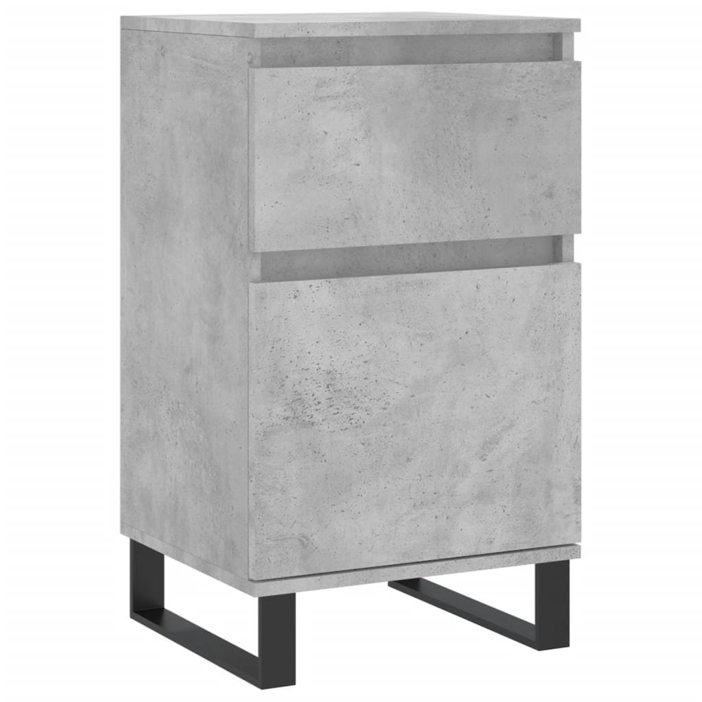 vidaXL Sideboard Concrete Grey 40x35x70 cm Engineered Wood 2