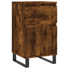 vidaXL Sideboard Smoked Oak 40x35x70 cm Engineered Wood 2