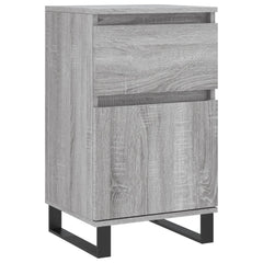 vidaXL Sideboards 2 pcs Grey Sonoma 40x35x70 cm Engineered Wood 5
