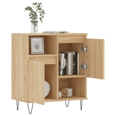 vidaXL Sideboard Sonoma Oak 60x35x70 cm Engineered Wood 4