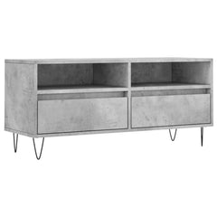 TV Cabinet 100x34,5x44,5 cm Engineered Wood Concrete grey