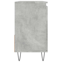 vidaXL Bathroom Cabinet Concrete Grey 65x33x60 cm Engineered Wood 6