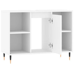 vidaXL Bathroom Cabinet White 80x33x60 cm Engineered Wood 5