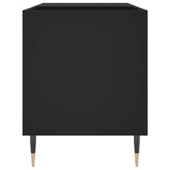 vidaXL Record Cabinet Black 85x38x48 cm Engineered Wood 5