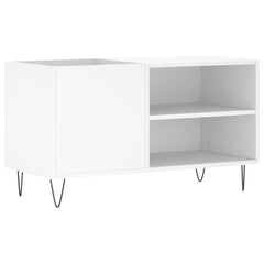 vidaXL Record Cabinet | White | Engineered wood, Iron | Medium | Record Cabinet 2