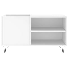 vidaXL Record Cabinet | White | Engineered wood, Iron | Medium | Record Cabinet 4