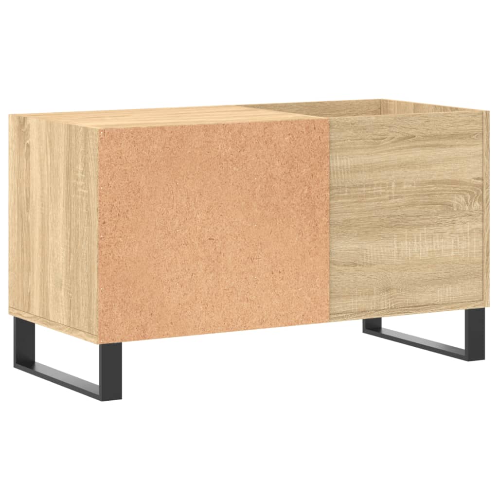 vidaXL Record Cabinet Sonoma Oak 85x38x48 cm Engineered Wood 6