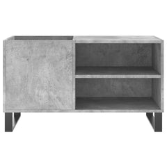 vidaXL Record Cabinet Concrete Grey 85x38x48 cm Engineered Wood 4