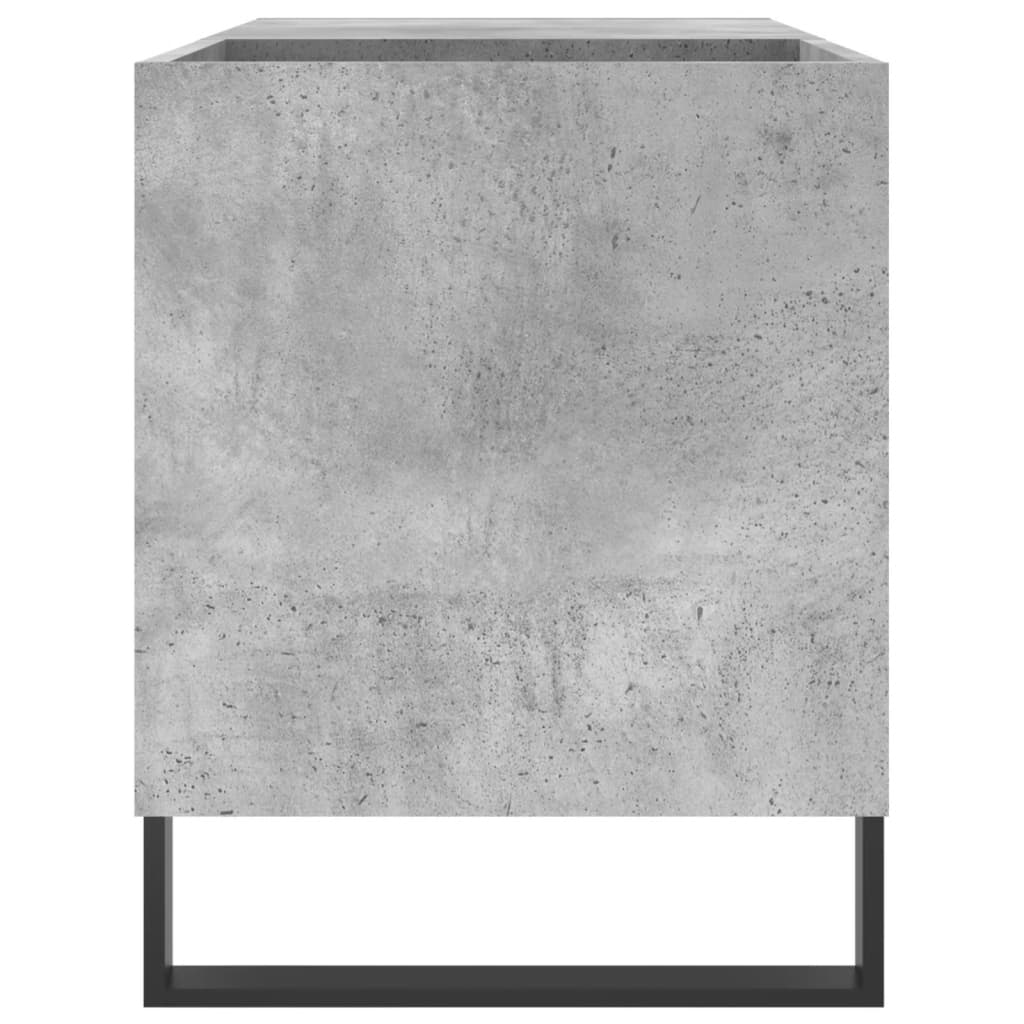 vidaXL Record Cabinet Concrete Grey 85x38x48 cm Engineered Wood 5