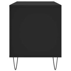 vidaXL Record Cabinet Black 100x38x48 cm Engineered Wood 5