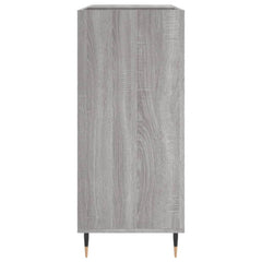 vidaXL Record Cabinet Grey Sonoma 84.5x38x89 cm Engineered Wood 5