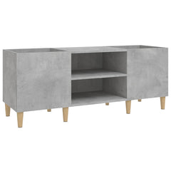 vidaXL Record Cabinet Concrete Grey 121x38x48 cm Engineered Wood 2