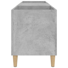 vidaXL Record Cabinet Concrete Grey 121x38x48 cm Engineered Wood 6