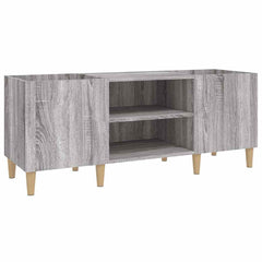 vidaXL Record Cabinet Grey Sonoma 121x38x48 cm Engineered Wood 2