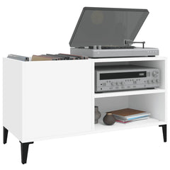 vidaXL Record Cabinet White 84,5x38x48 cm Engineered Wood 6