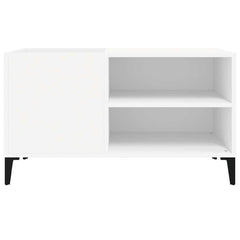 vidaXL Record Cabinet White 84,5x38x48 cm Engineered Wood 4