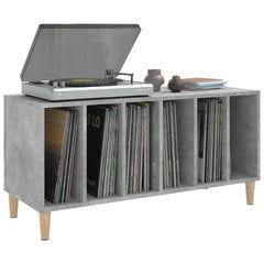 vidaXL Record Cabinet Concrete Grey 100x38x48 cm Engineered Wood 4