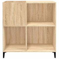 vidaXL Record Cabinet Sonoma Oak 84.5x38x89 cm Engineered Wood 5
