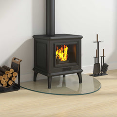 vidaXL Fireplace Glass Plate Transparent 800 x 600 mm Glass 3