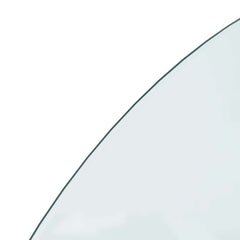 vidaXL Fireplace Glass Plate Transparent 1200 x 500 mm Glass 6