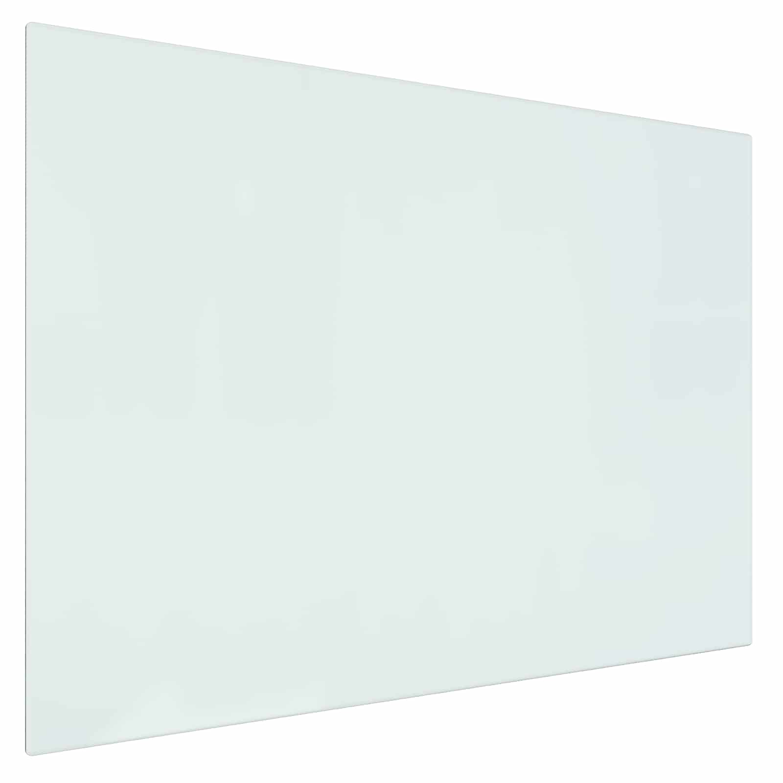 vidaXL Fireplace Glass Plate Transparent 80 x 60 cm Glass 2