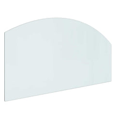 vidaXL Fireplace Glass Plate Transparent 100 x 50 cm Glass 2