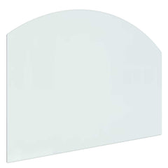 vidaXL Fireplace Glass Plate Transparent 80 x 60 cm Glass 2
