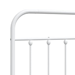 vidaXL Metal Replace Headboard White 107 cm 6