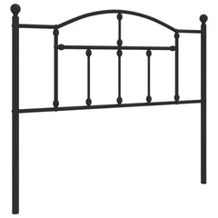 vidaXL Metal Replace Headboard Black 107 cm 2