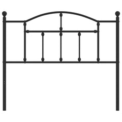 vidaXL Metal Replace Headboard Black 107 cm 3