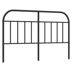 vidaXL Metal Replace Headboard Black 140 cm 2