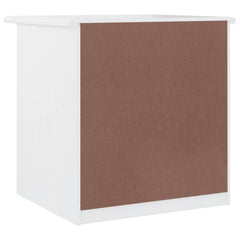 vidaXL Bedside Cabinet ALTA White 41x35x41 cm Solid Wood Pine 6
