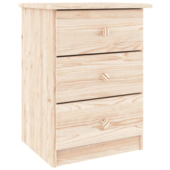 vidaXL Bedside Cabinet ALTA 41x35x55.5 Solid Wood Pine 2