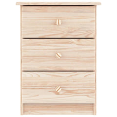 vidaXL Bedside Cabinet ALTA 41x35x55.5 Solid Wood Pine 3