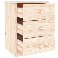 vidaXL Bedside Cabinet ALTA 41x35x55.5 Solid Wood Pine 4
