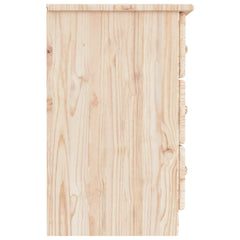 vidaXL Bedside Cabinet ALTA 41x35x55.5 Solid Wood Pine 5