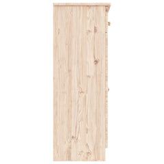 vidaXL Shoe Cabinet ALTA 77x35x96 cm Solid Wood Pine 5