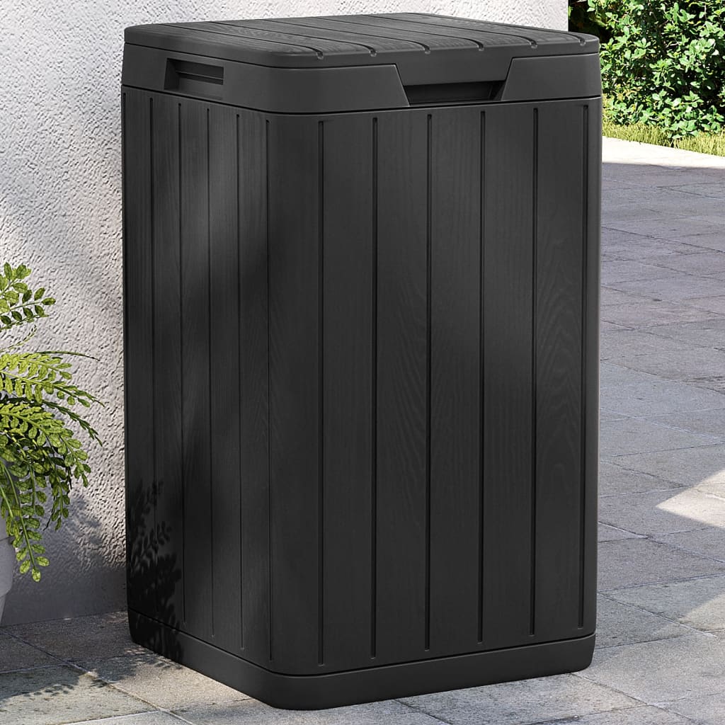 Outdoor Garbage Bin 38x38x65 cm PP Anthracite