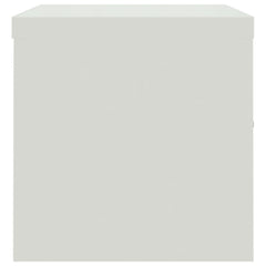 File Cabinet Steel Light Grey 90 x 40 x 40 cm