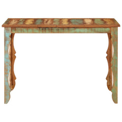 vidaXL Dining Table 110x52x76 cm Solid Wood Reclaimed 2