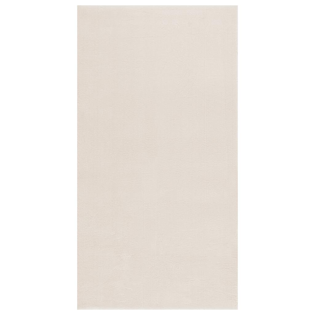 vidaXL Shaggy Rug Cream White 120x183 cm Polyester 2