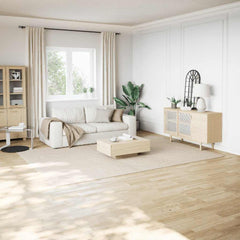 Shaggy Rug Polyester Width 240 cm Cream 340 cm