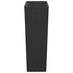 vidaXL Planter with Removable Inner Anthracite 12 / 44 L PP Rattan 5