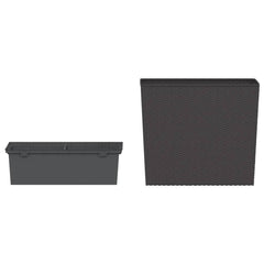vidaXL Planter with Removable Inner Brown 12 / 44 L PP Rattan 3
