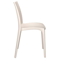 Garden Chairs 2 pcs 50x46x80 cm Polypropylene Cream