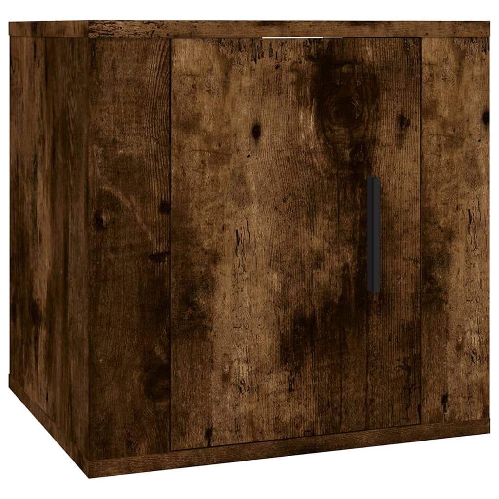 vidaXL 2 Piece TV Cabinet Set Smoked Oak Engineered Wood 6