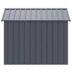 vidaXL Dog House with Roof Anthracite 117x153x123 cm Galvanised Steel 4