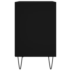 vidaXL Bedside Cabinets 2 pcs Black 40x30x50 cm Engineered Wood 6