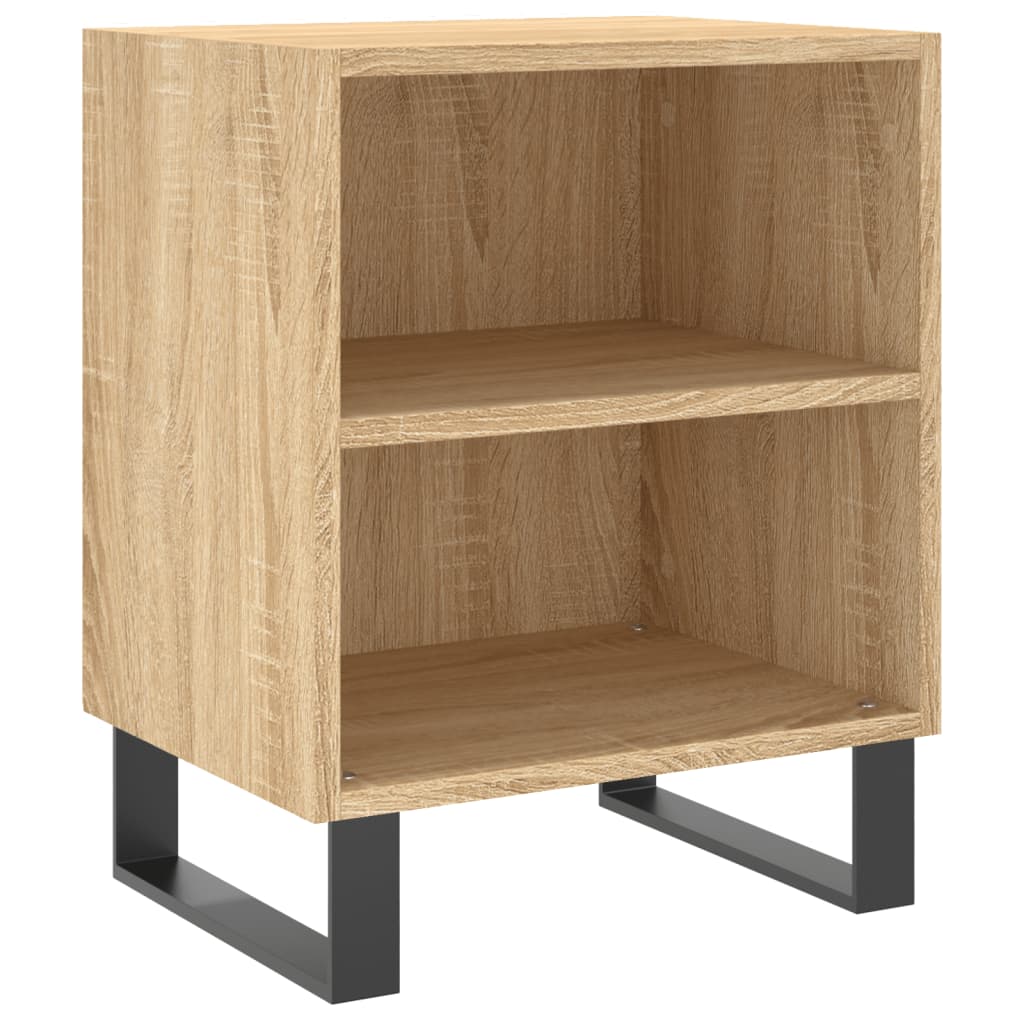 vidaXL Bedside Cabinets 2 pcs Sonoma Oak 40x30x50 cm Engineered Wood 4